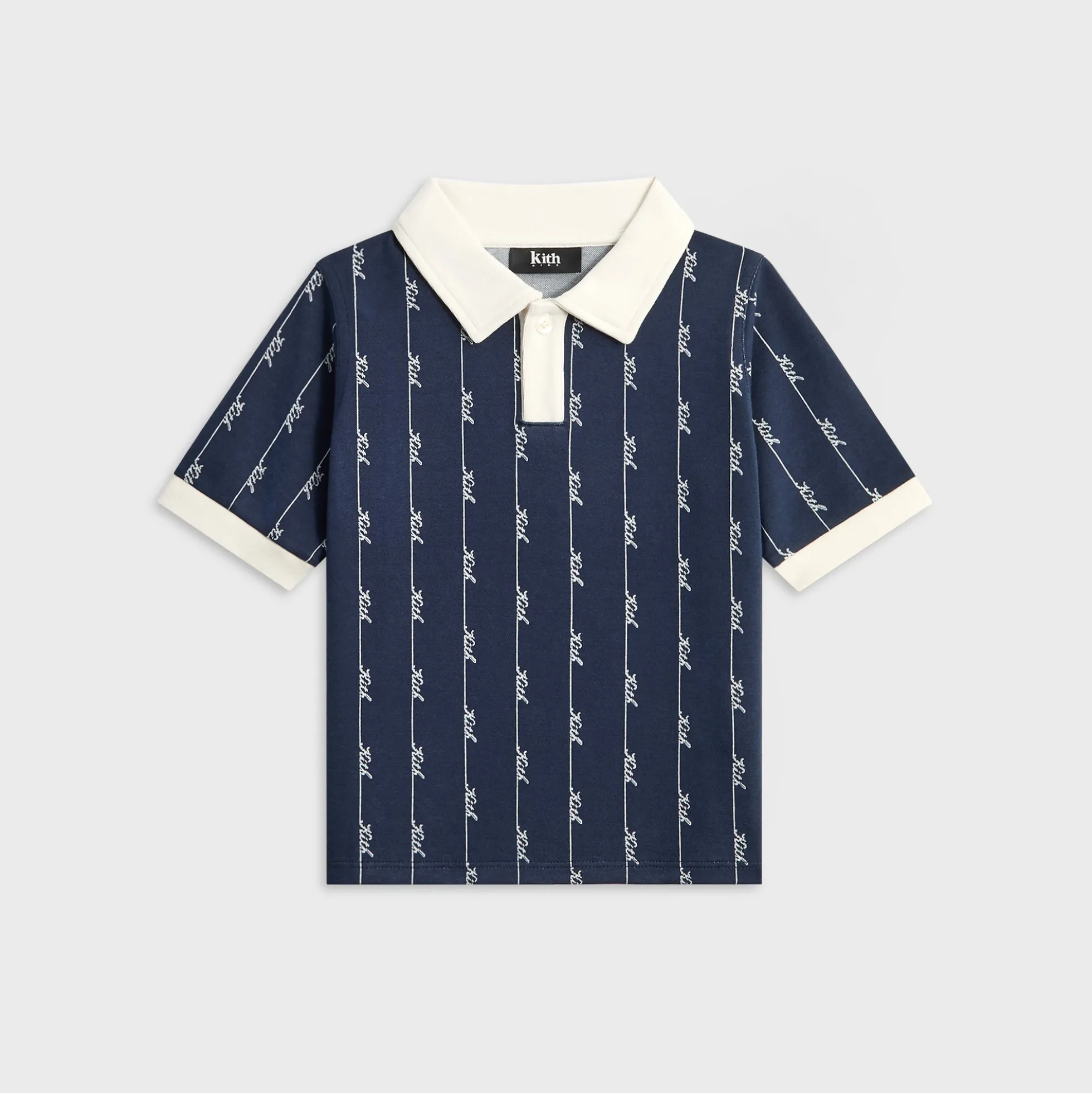 Kith Kids Script Knit Tilden Polo