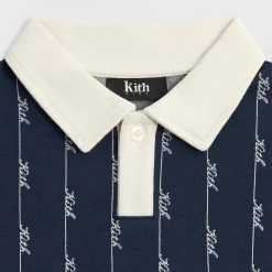 Kith Kids Script Knit Tilden Polo