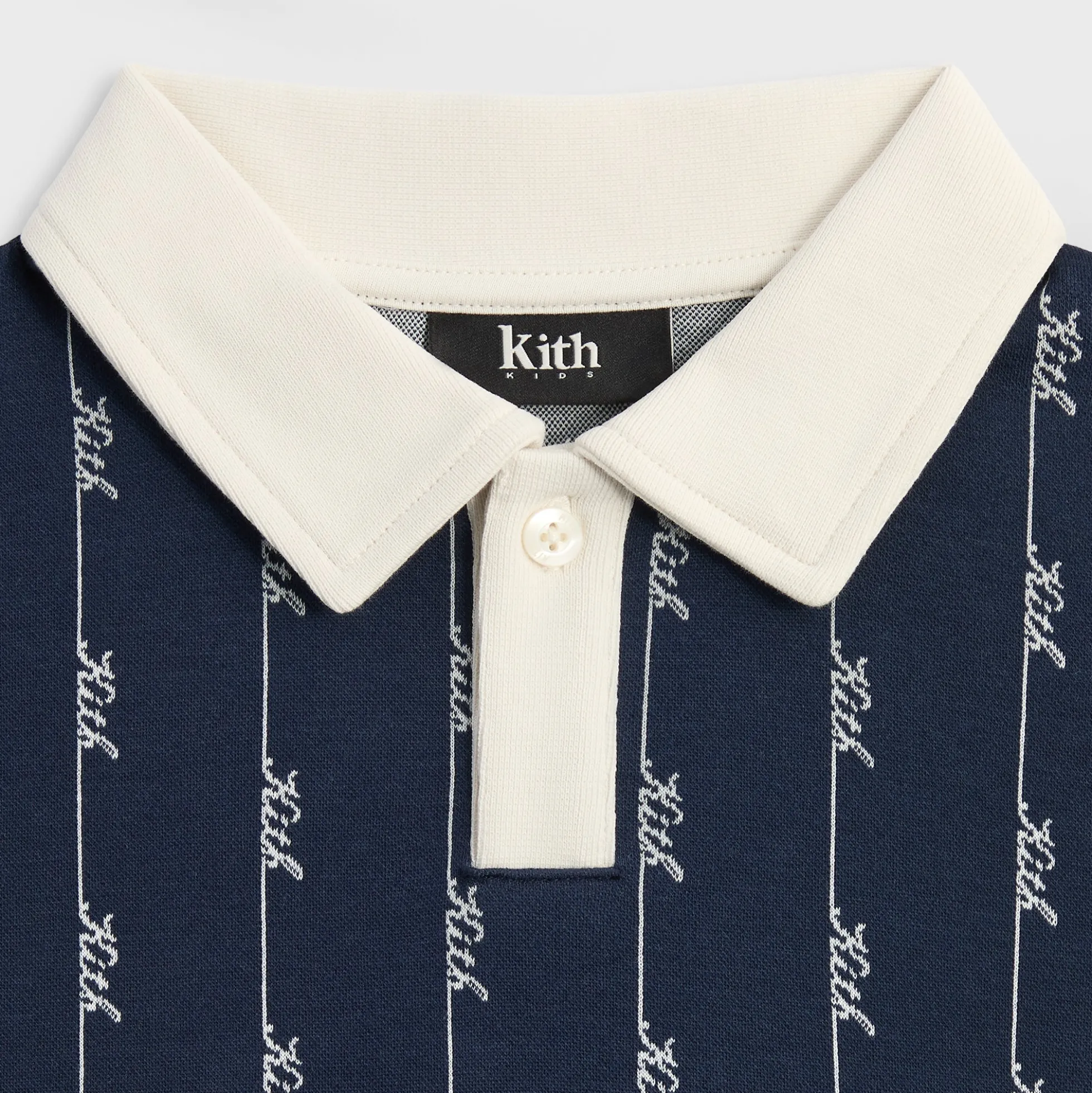 Kith Kids Script Knit Tilden Polo