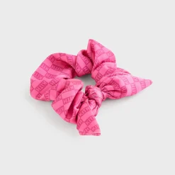 Kith Kids Set of 2 Printed Classic Logo Monogram Scrunchie