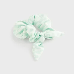 Kith Kids Set of 2 Printed Classic Logo Monogram Scrunchie