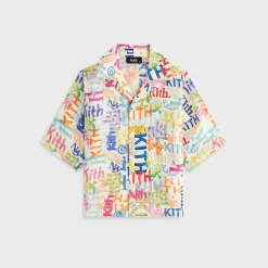 Kith Kids Thompson Camp Sketched Monogram Shirt