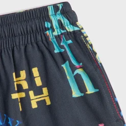 Kith Kids Thompson Camp Tossed Monogram Short