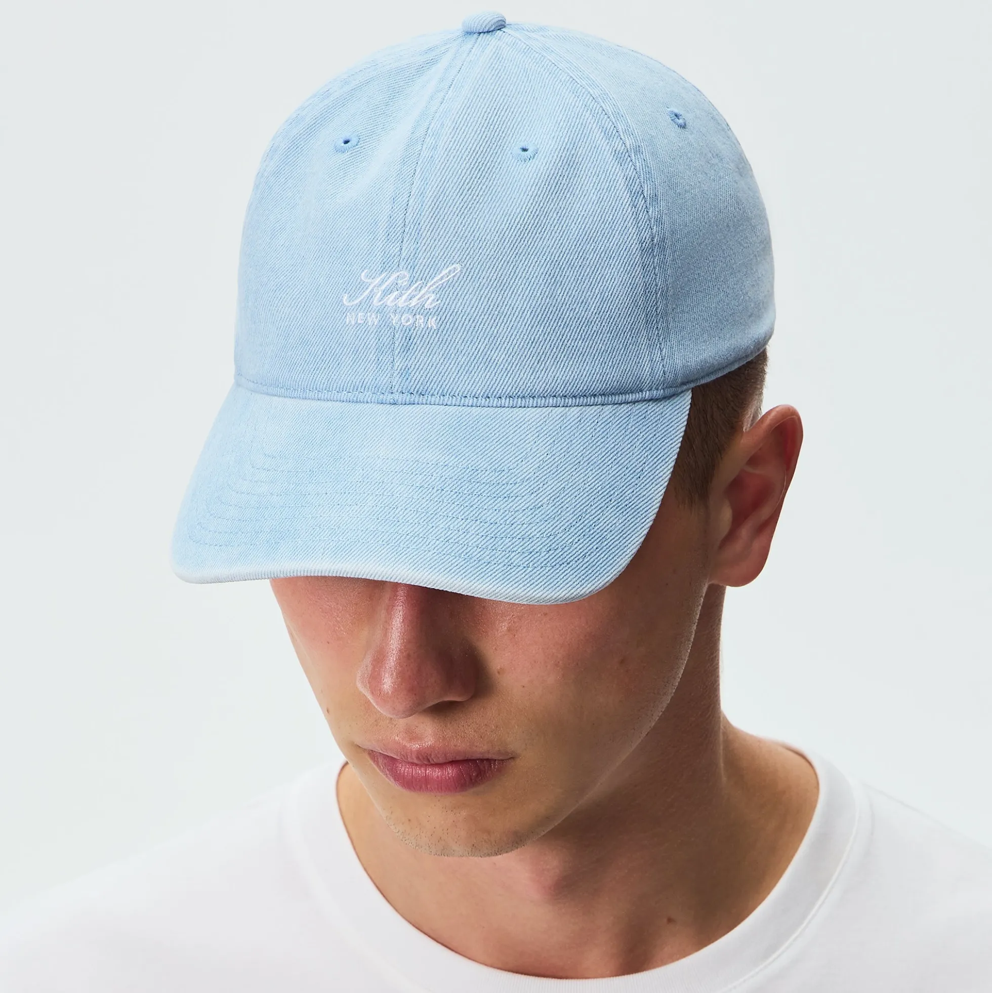 Kith Light Indigo Denim Classic Cap