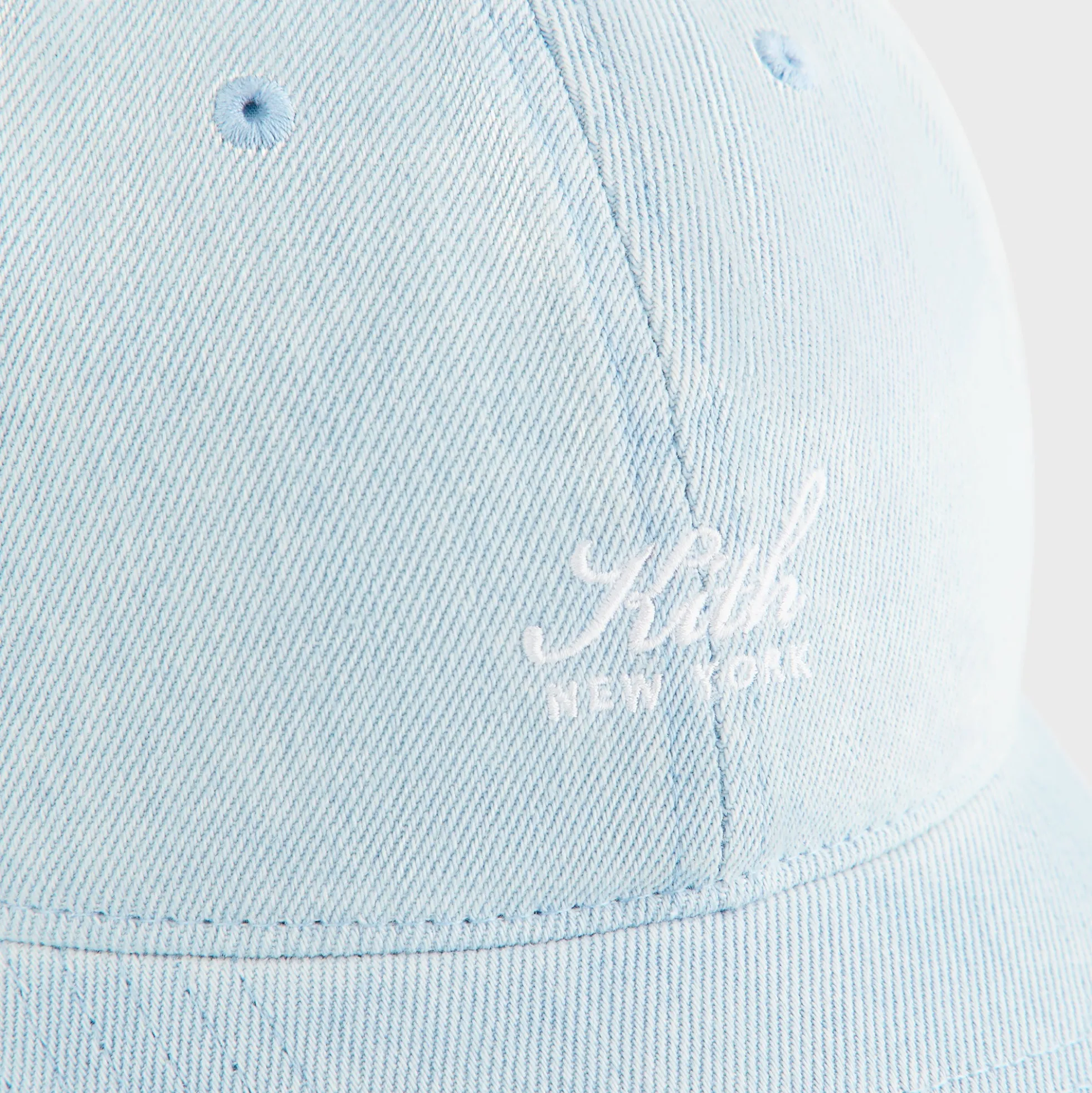 Kith Light Indigo Denim Classic Cap