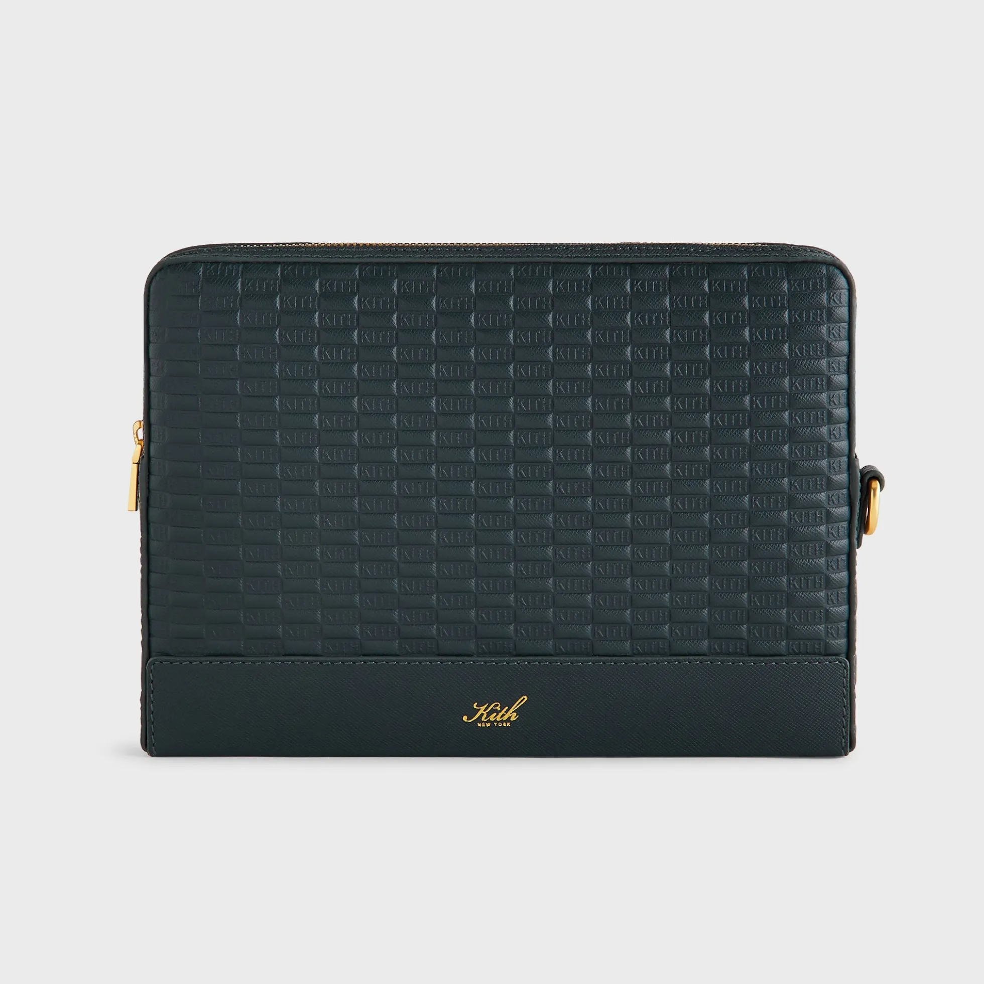 Kith Monogram Leather 11" Tech Case