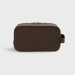 Kith Monogram Leather Dopp Kit