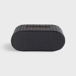 Kith Monogram Saffiano Leather Tissue Box