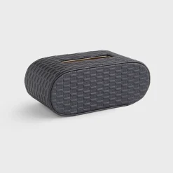 Kith Monogram Saffiano Leather Tissue Box