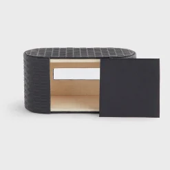 Kith Monogram Saffiano Leather Tissue Box