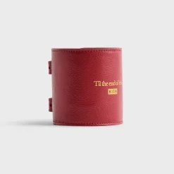 Kith Monogram Saffiano Leather Adjustable Candle Holder
