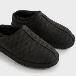 Kith Monogram Shearling Slippers