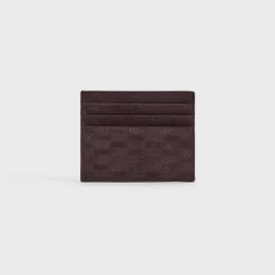 Kith Monogram Suede Card Holder