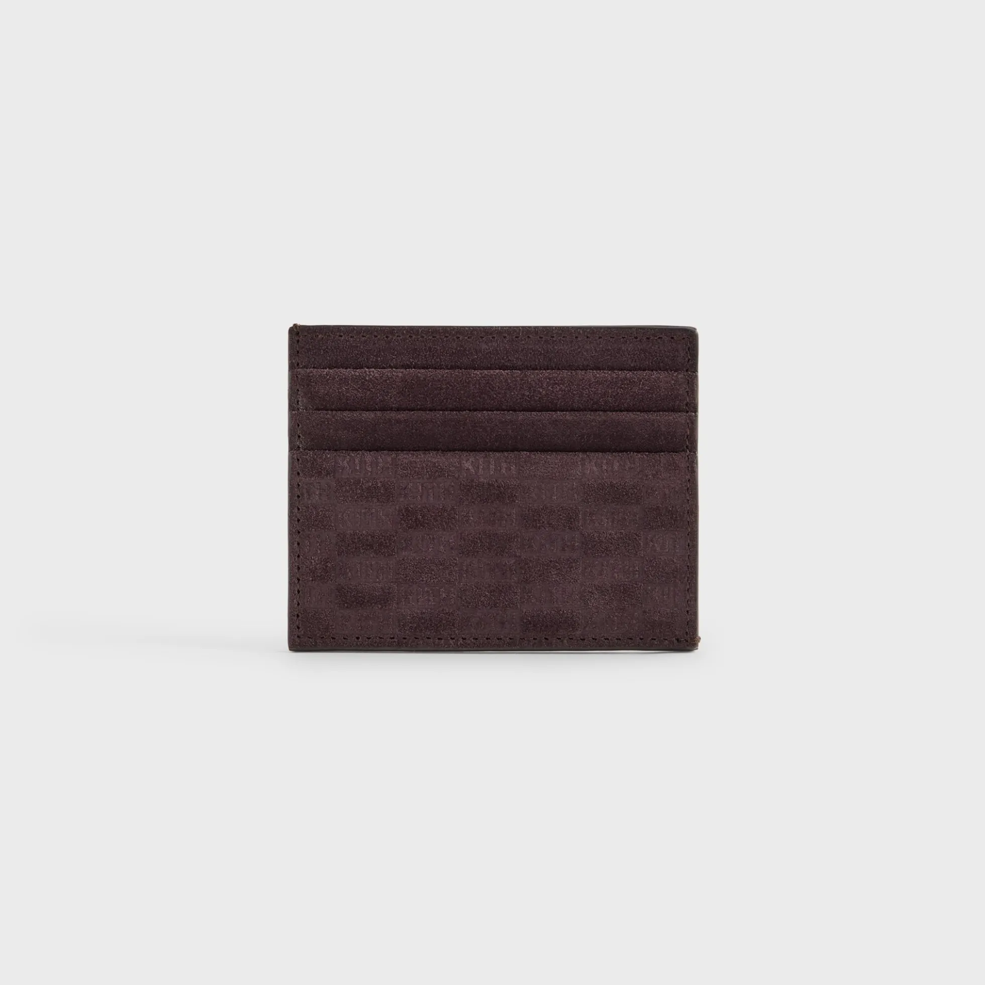 Kith Monogram Suede Card Holder