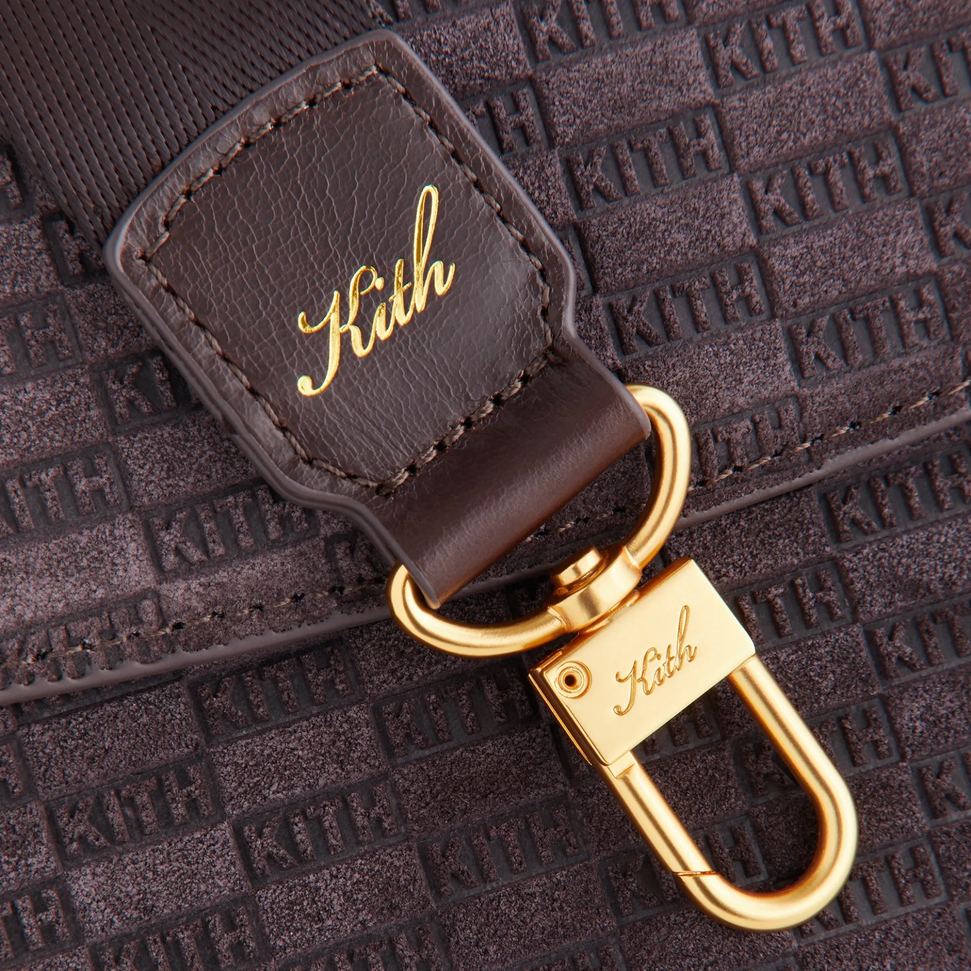 Kith Monogram Suede Envelope K20 Bag