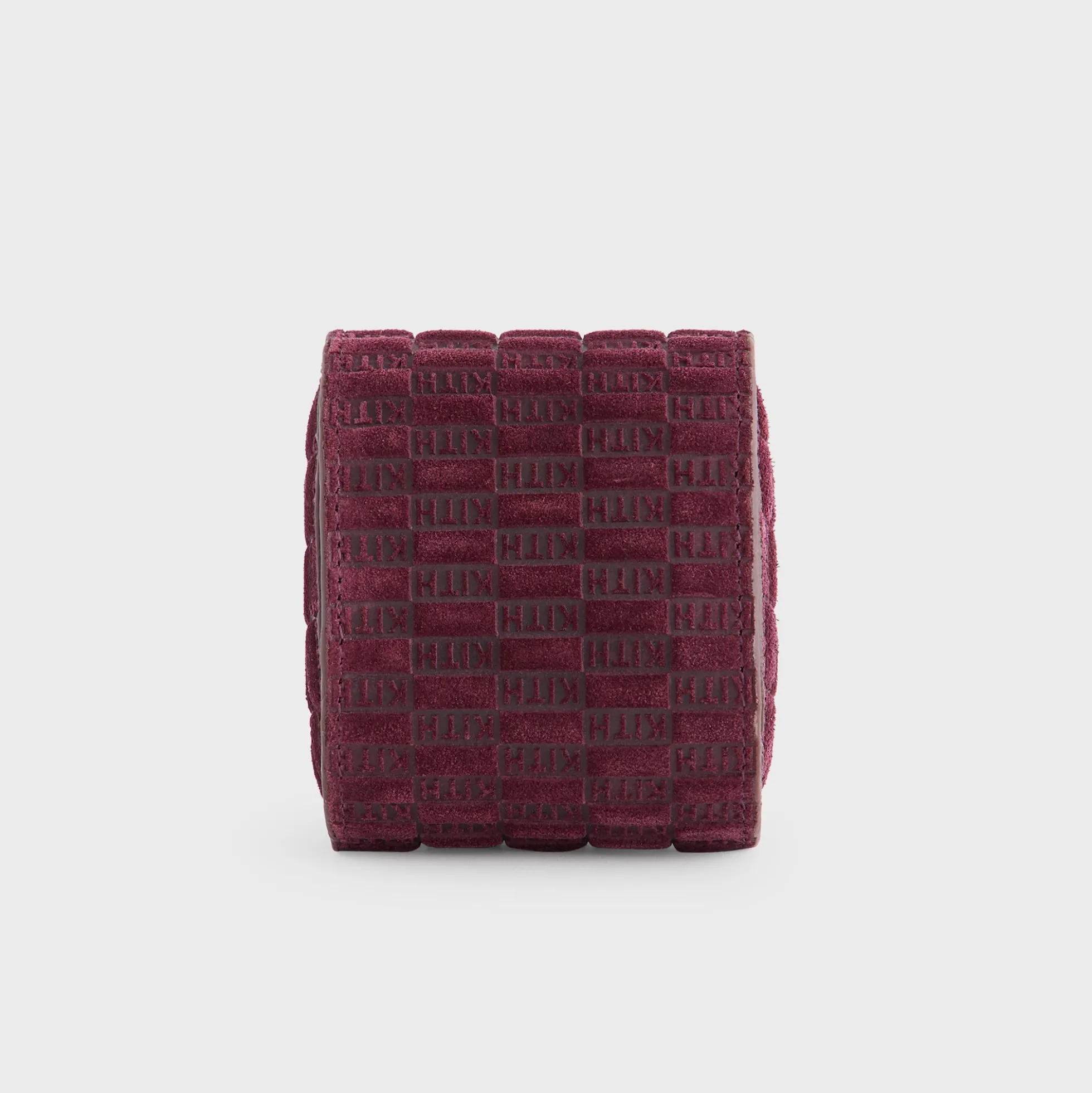 Kith Monogram Suede Leather Single Watch Roll