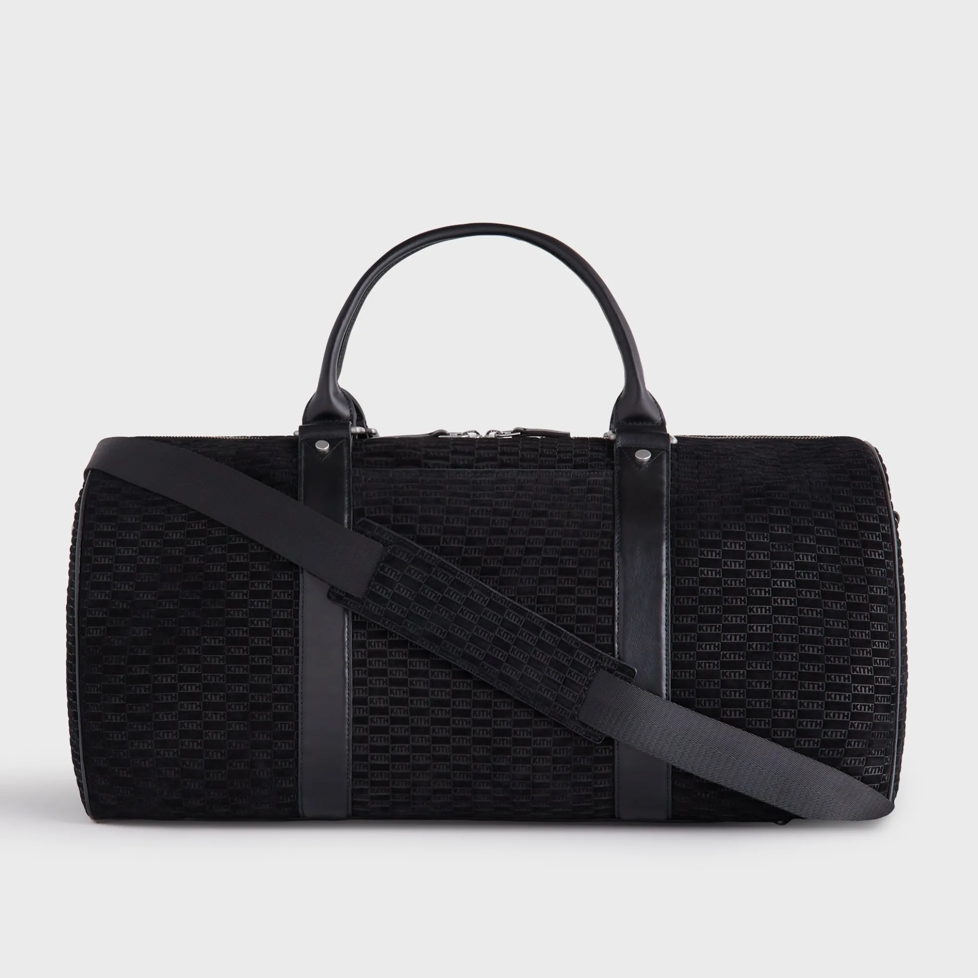 Kith Monogram Suede Traveler K55 Bag