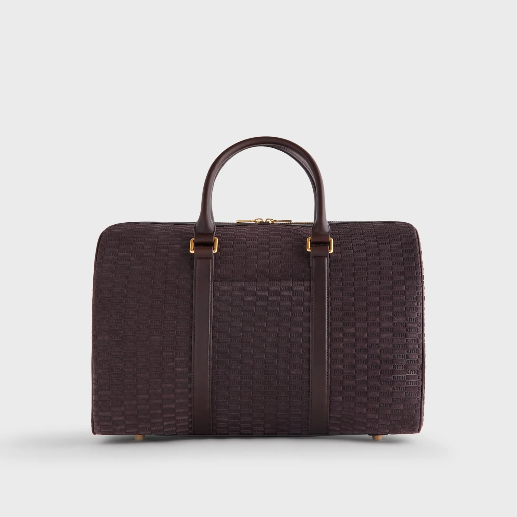 Kith Monogram Suede Traveler K40 Bag