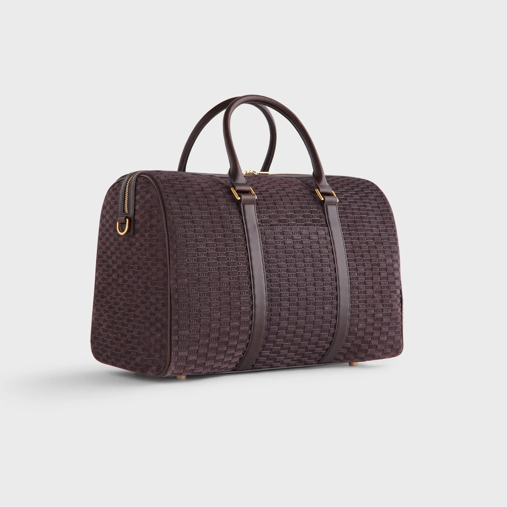 Kith Monogram Suede Traveler K40 Bag