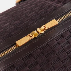Kith Monogram Suede Traveler K40 Bag