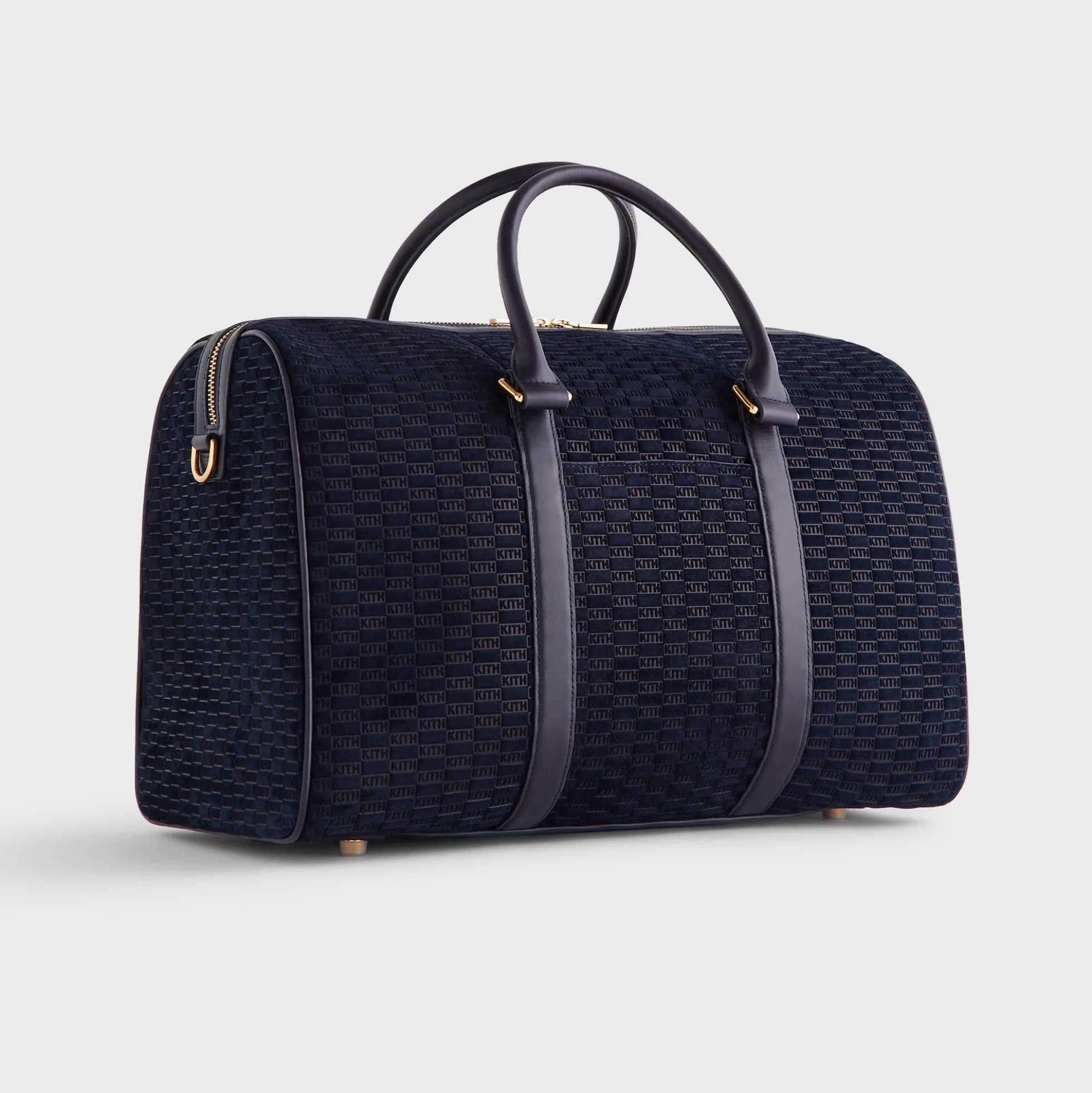 Kith Monogram Suede Traveler K40 Bag