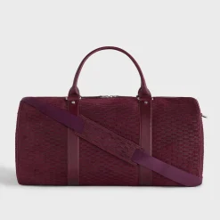 Kith Monogram Suede Traveler K55 Bag