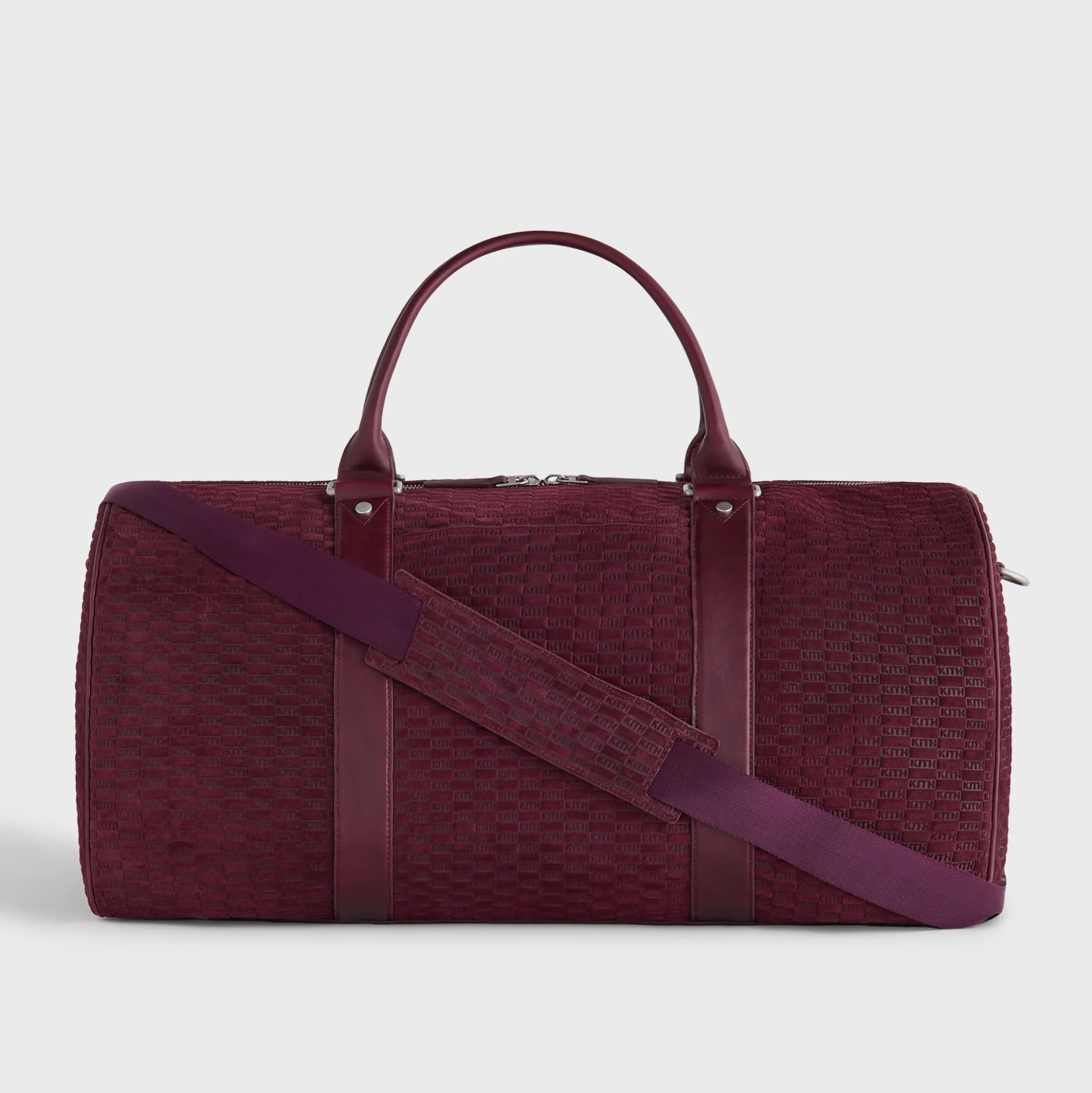 Kith Monogram Suede Traveler K55 Bag