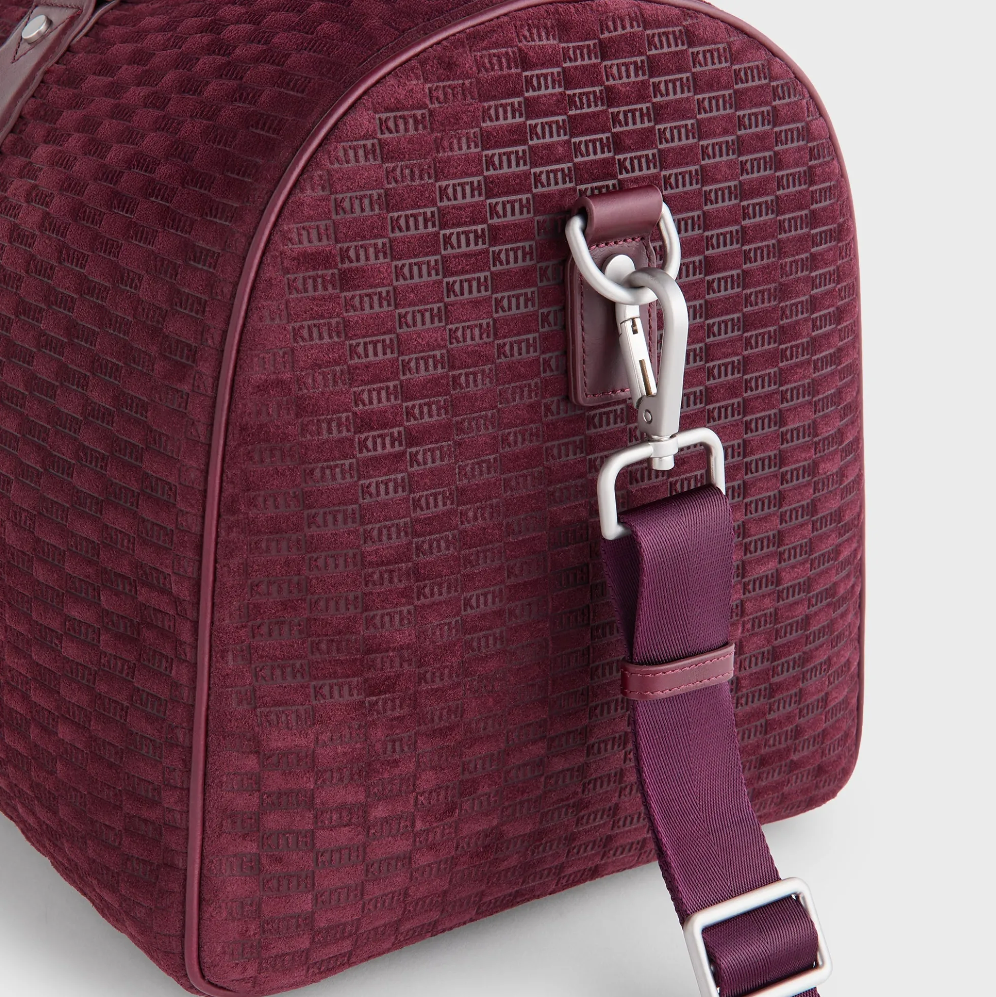 Kith Monogram Suede Traveler K55 Bag