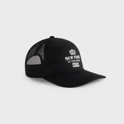 Kith New York To The World Relaxed Twill Nolan Trucker Hat