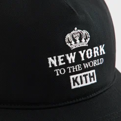 Kith New York To The World Relaxed Twill Nolan Trucker Hat