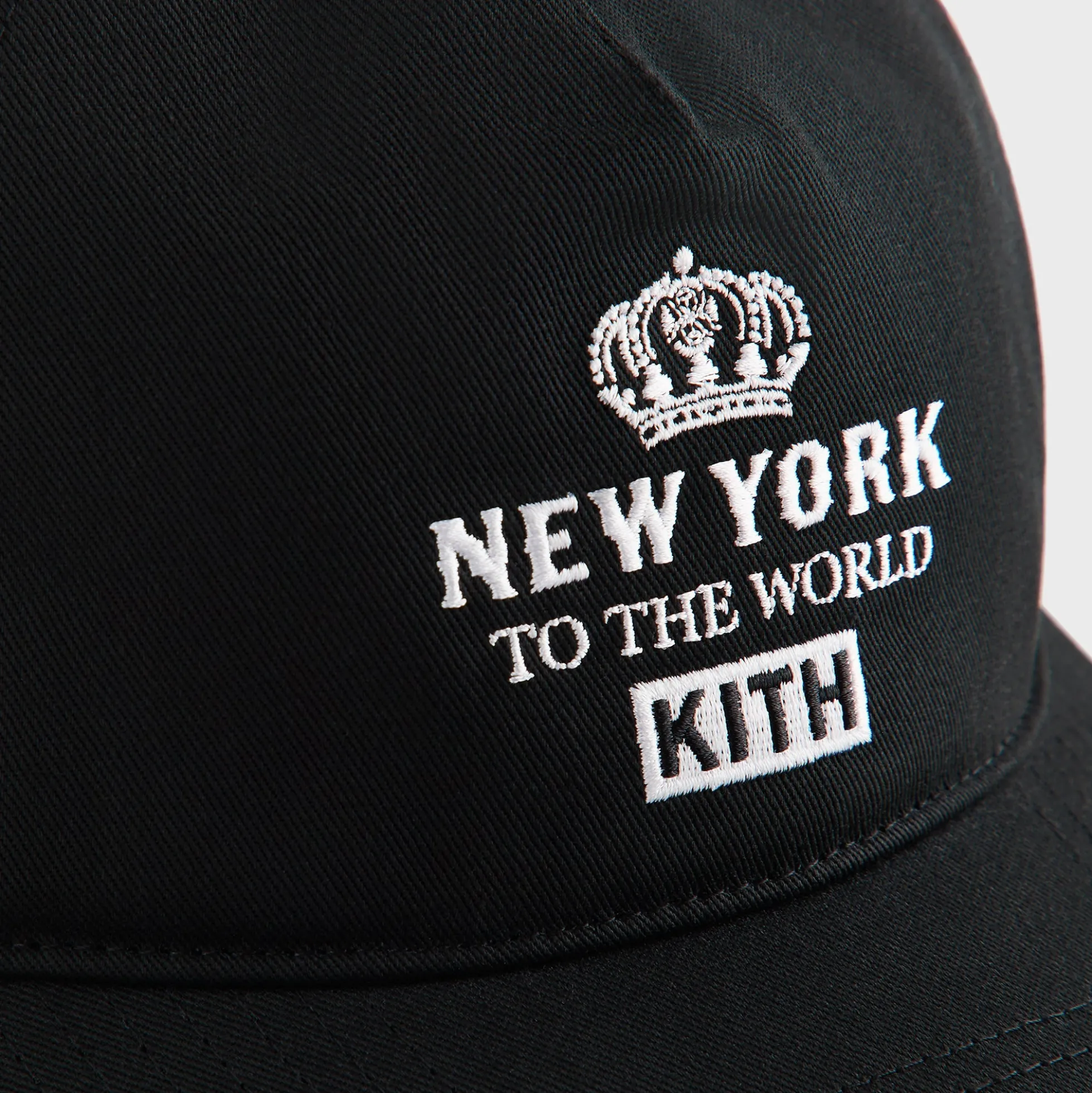Kith New York To The World Relaxed Twill Nolan Trucker Hat