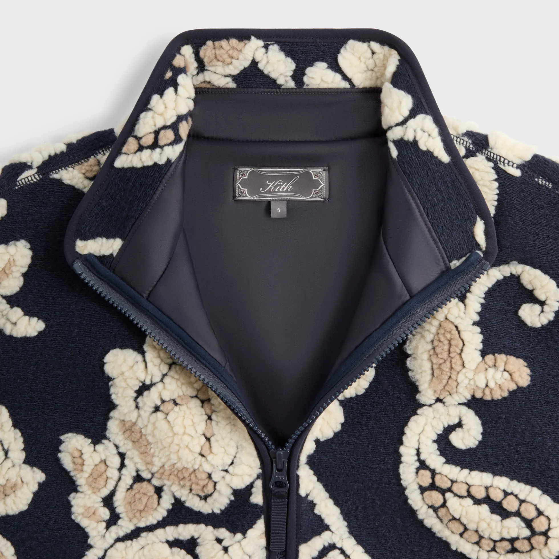Kith Paisley Vine Sherpa Harper Jacket
