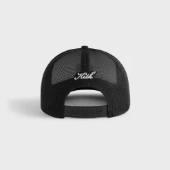 Kith Poly Foam Apple Crest Embroidery Nolan Trucker Hat