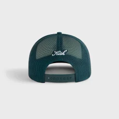 Kith Poly Foam Apple Crest Embroidery Nolan Trucker Hat