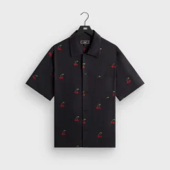 Kith Printed Cherry Cupro Linen Beckham Buttondown