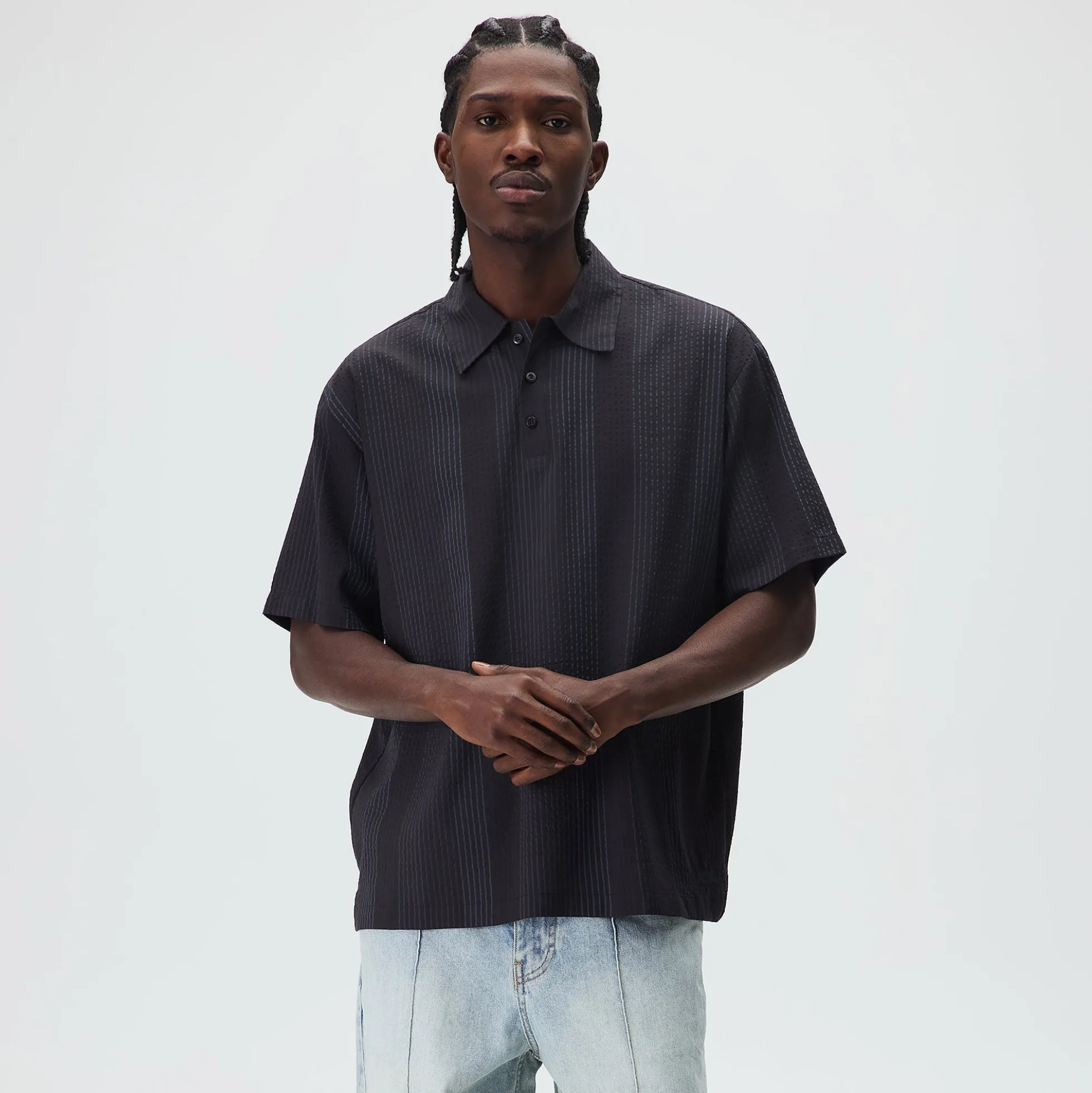 Kith Seersucker Harway Polo