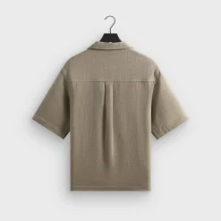 Kith Soft Woven Cropped Beckham Camp Collar Shirt