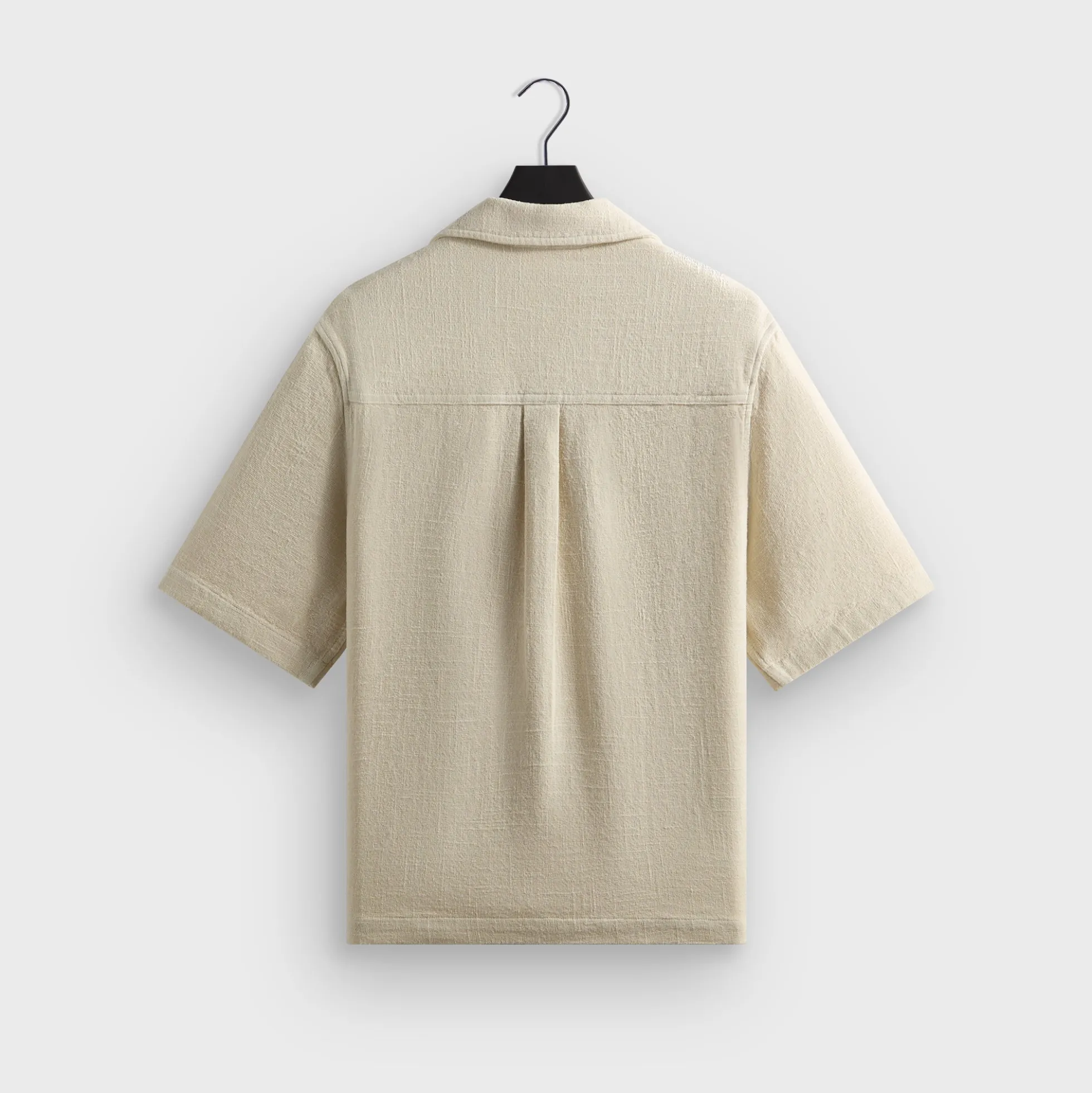 Kith Soft Woven Cropped Beckham Camp Collar Shirt