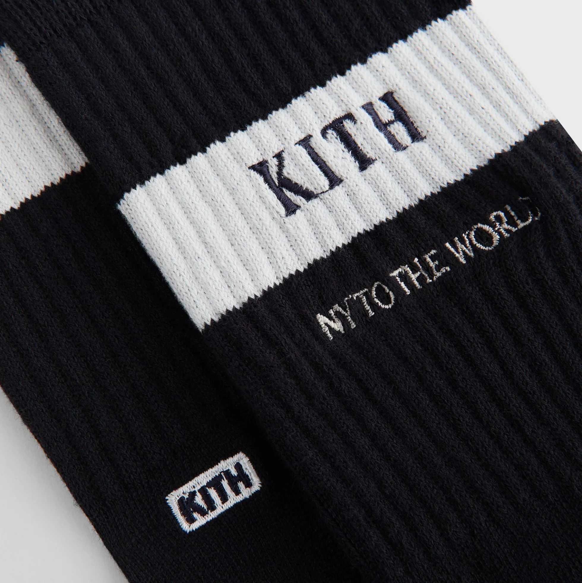 Kith Striped Cotton Crew Socks