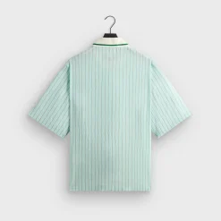 Kith Striped Poplin Thompson Zip Front Shirt