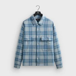 Kith Washed Indigo Plaid Henson Shirt