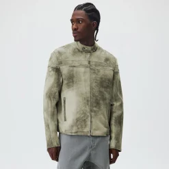 Kith Washed Suede Rossi Moto Jacket