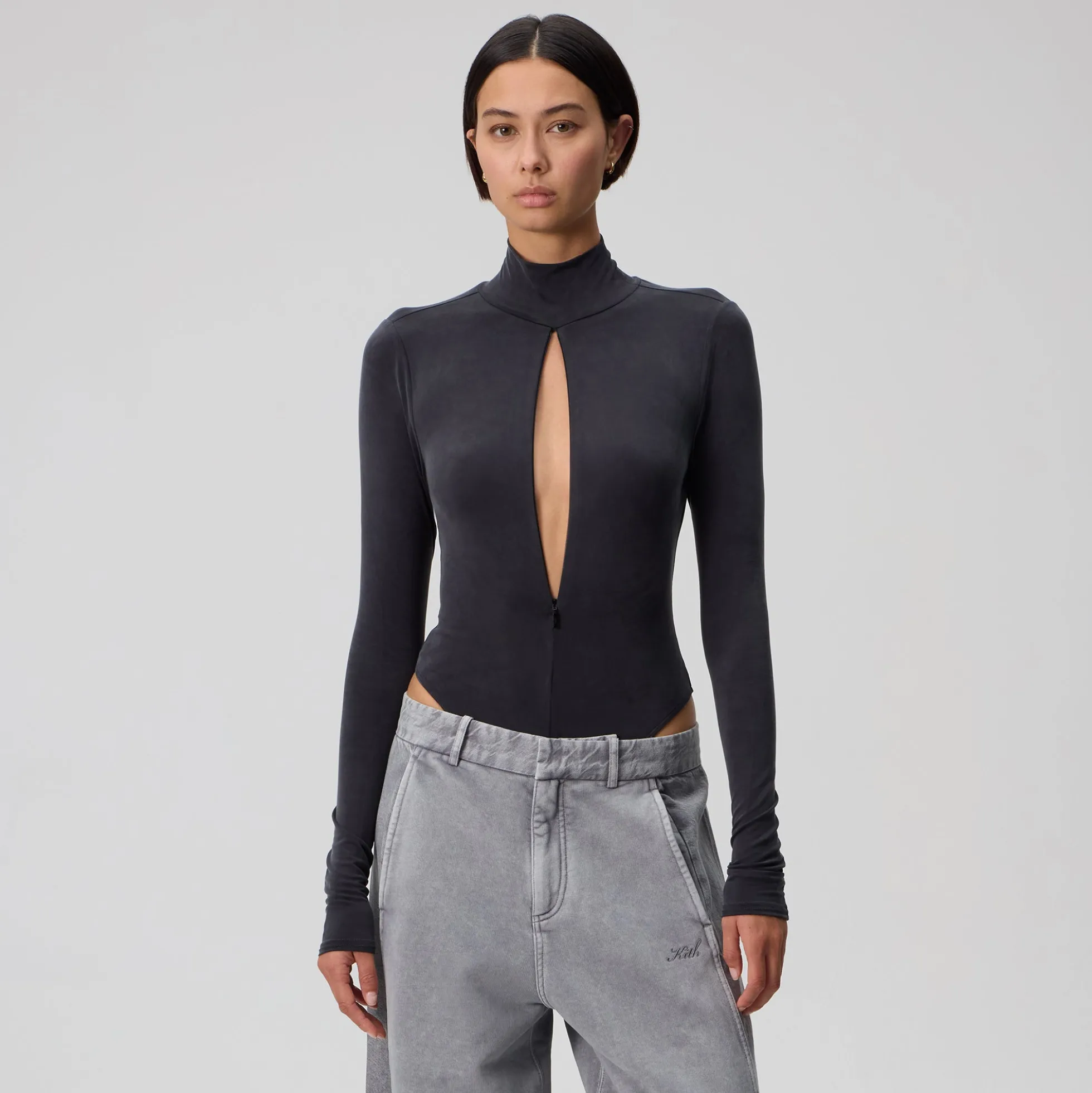 Kith Women Alexis Zip Front Bodysuit