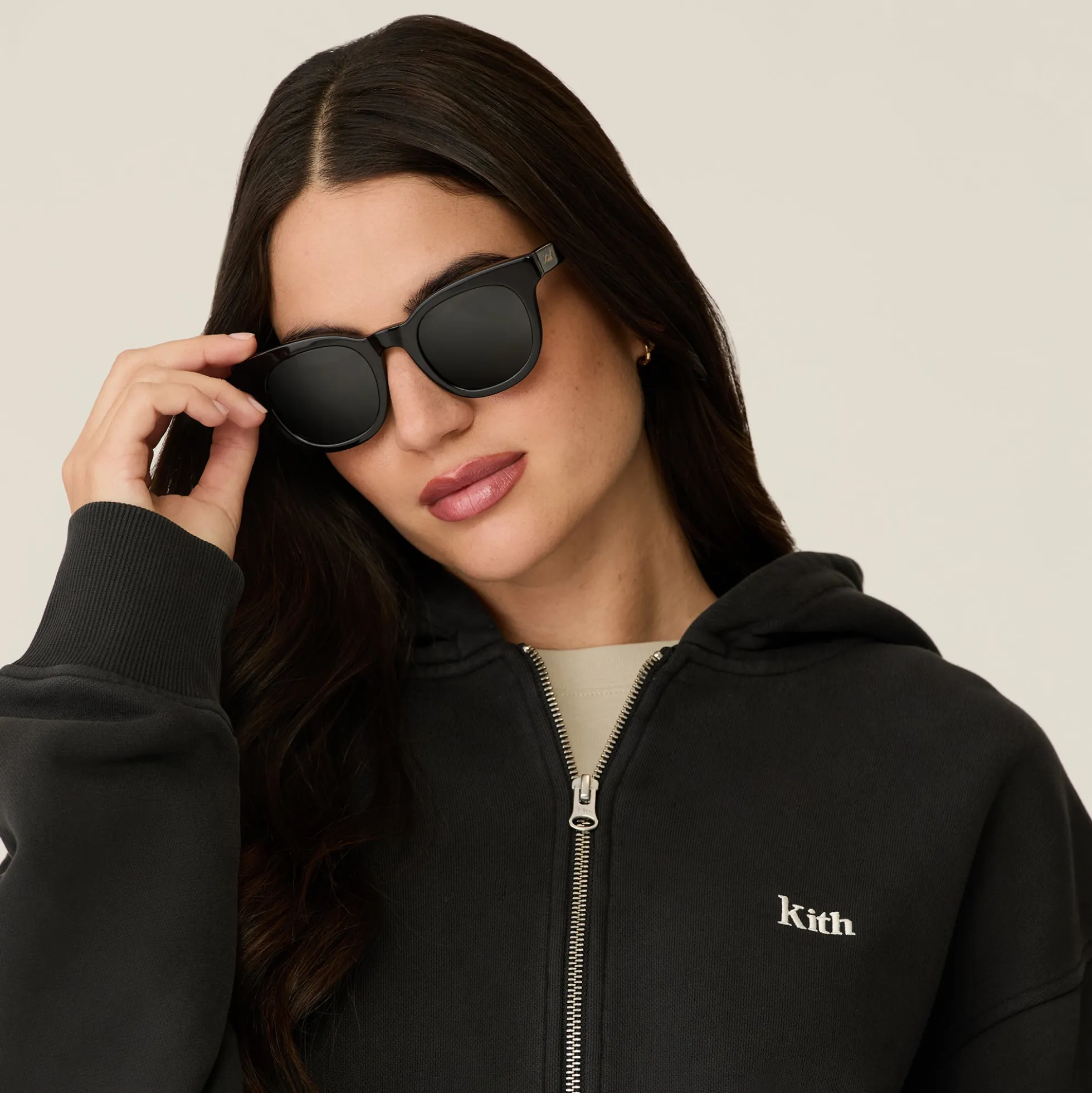 Kith Women Ari Black Sunglasses