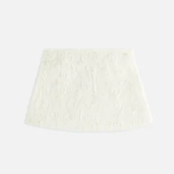 Kith Women Ashtyn Cowlick Fur Mini Skirt