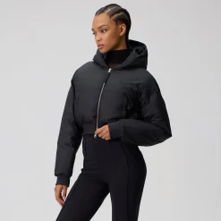 Kith Women Bex Cropped Nylon Puffer