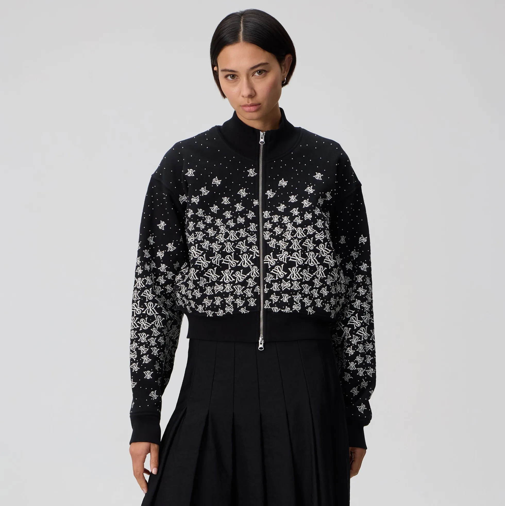 Kith Women Cropped Wyler Falling Crest Jacket