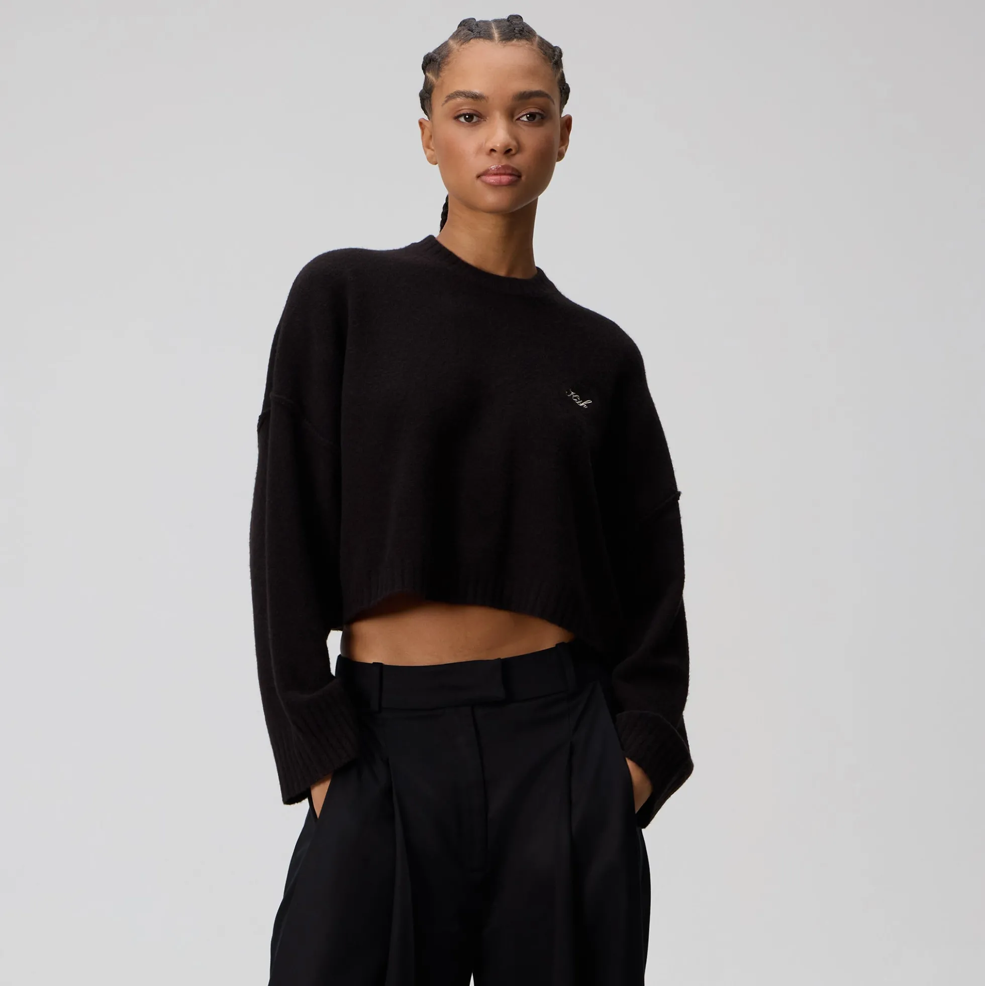 Kith Women Freja Cropped Sweater