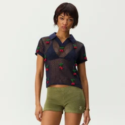 Kith Women Hedi Cherry Sweater Polo