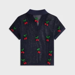 Kith Women Hedi Cherry Sweater Polo